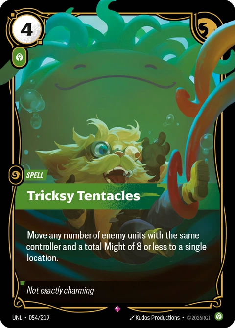 Tricksy Tentacles - Riftbound card