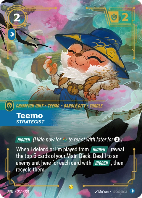 Teemo, Strategist - Riftbound card