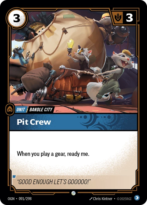 Pit Crew - Riftbound card