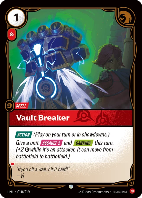 Vault Breaker - Riftbound card