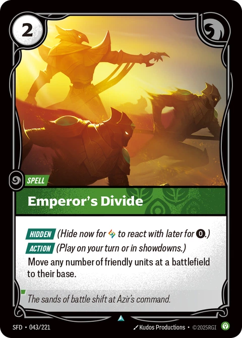 Emperor's Divide - Riftbound card