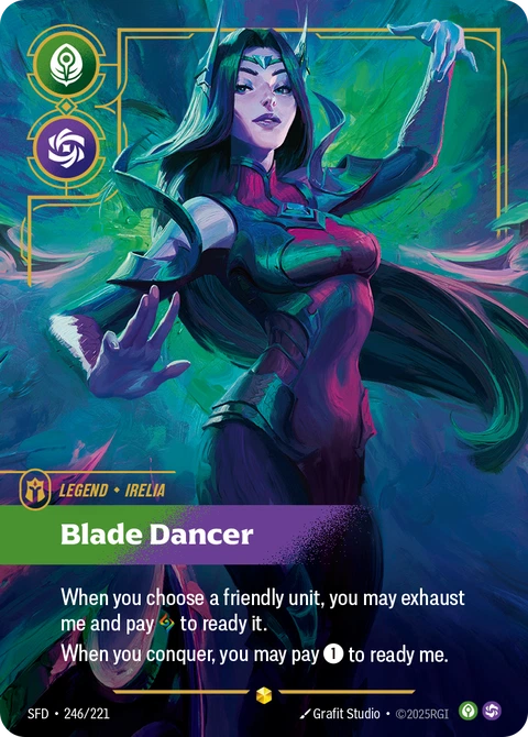 Irelia, Blade Dancer - Riftbound card