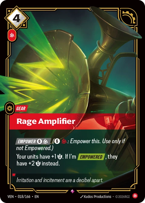 Rage Amplifier - Riftbound card