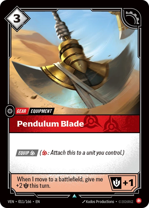 Pendulum Blade - Riftbound card