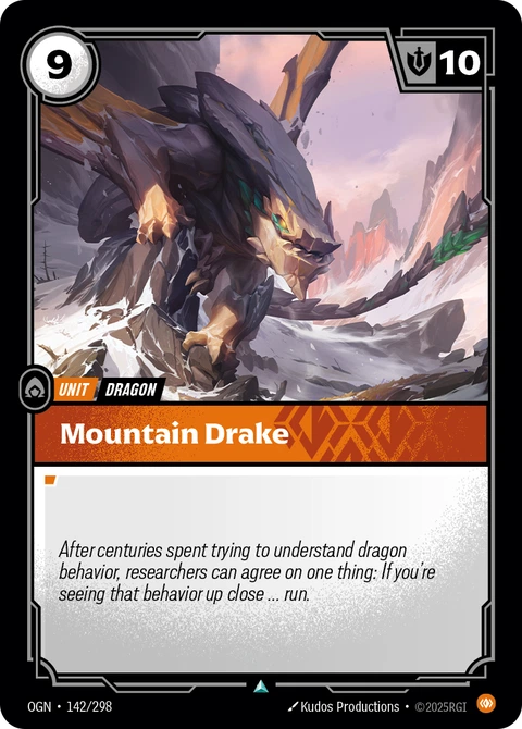 Mountain Drake - Riftbound card