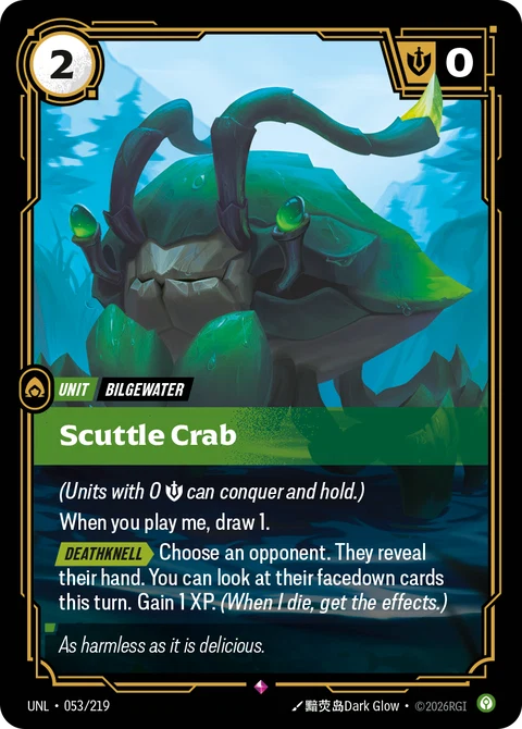 Scuttle Crab, Riftbound Legend