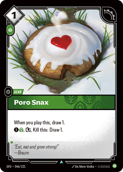 Poro Snax - Riftbound card