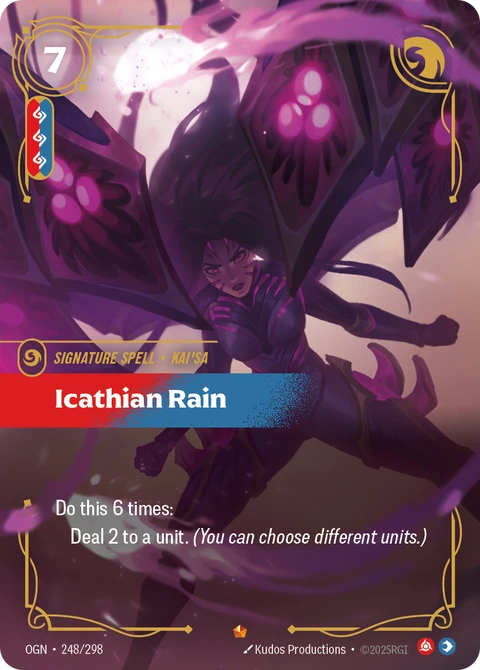 Icathian Rain - Riftbound card