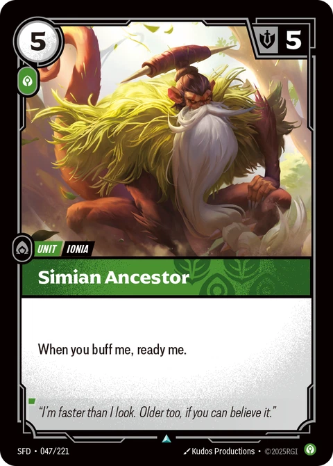 Simian Ancestor - Riftbound card