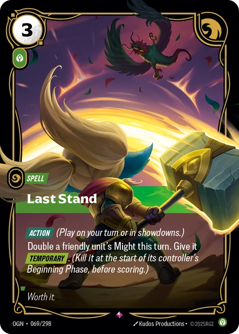 Last Stand - Riftbound card