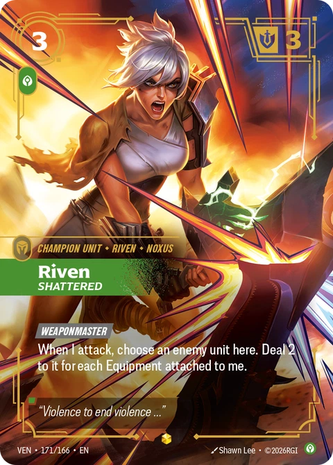 Riven, Shattered - Riftbound card