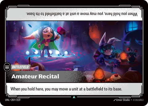 Amateur Recital - Riftbound card