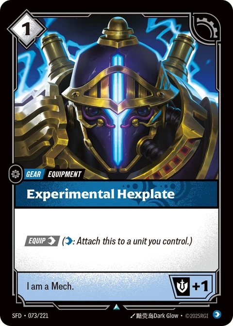 Experimental Hexplate - Riftbound card
