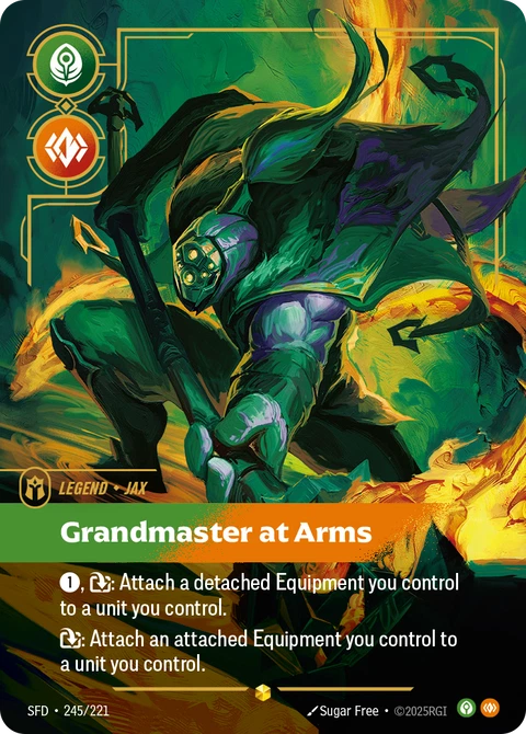 Jax, Grandmaster at Arms - Riftbound card