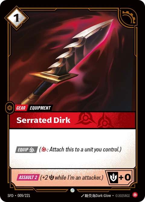 Serrated Dirk - Riftbound card