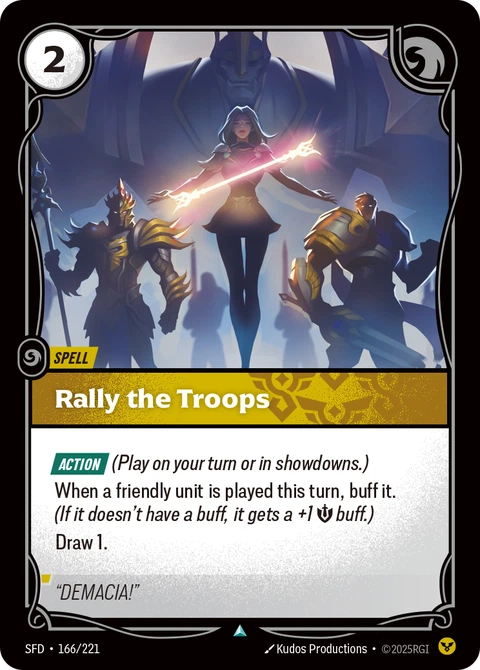Rally the Troops - Riftbound card