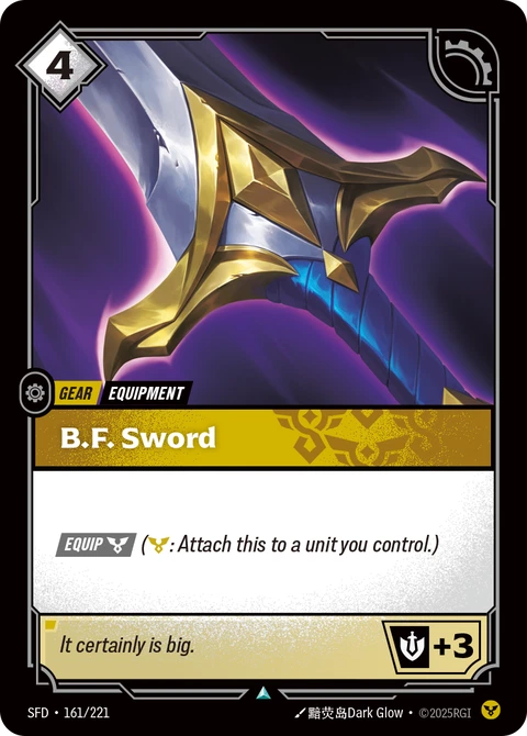 B.F. Sword - Riftbound card