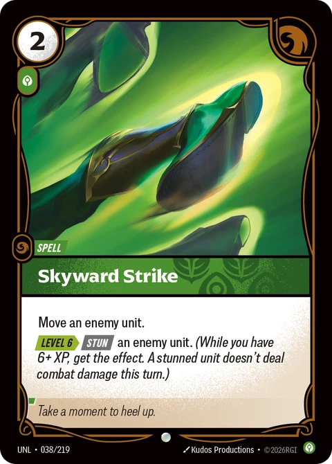 Skyward Strike - Riftbound card
