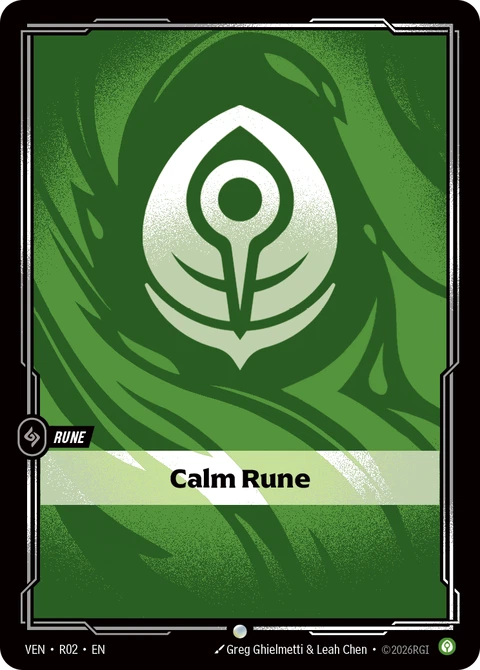 Calm Rune - Riftbound card