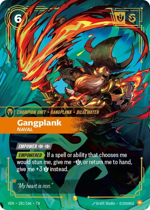Gangplank, Naval - Riftbound card