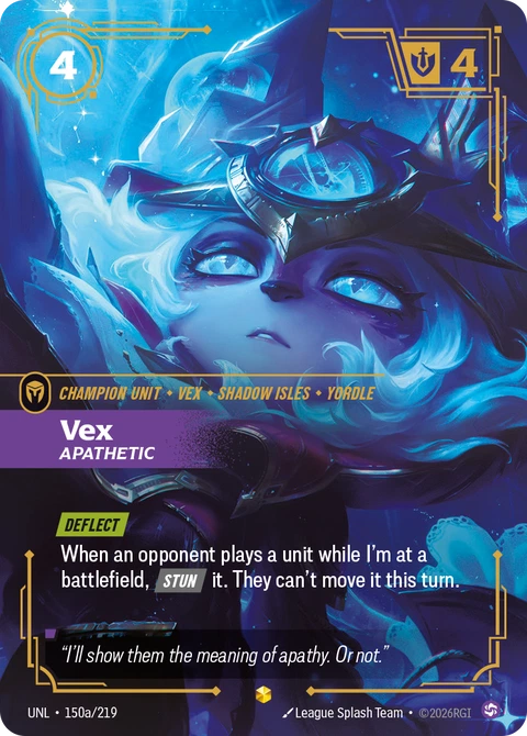 Vex, Apathetic - Riftbound card