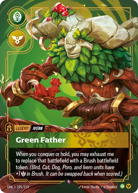 Ivern, Green Father - Riftbound card