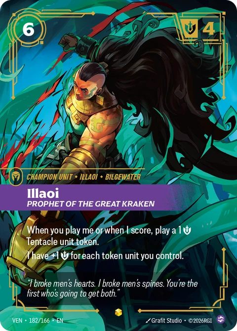 Illaoi, Prophet of the Great Kraken - Riftbound card