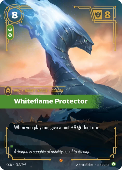 Whiteflame Protector, Riftbound Legend