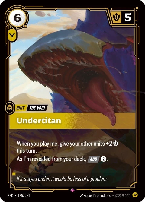 Undertitan - Riftbound card