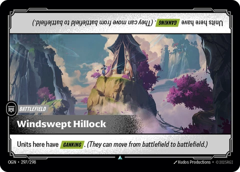 Windswept Hillock - Riftbound card
