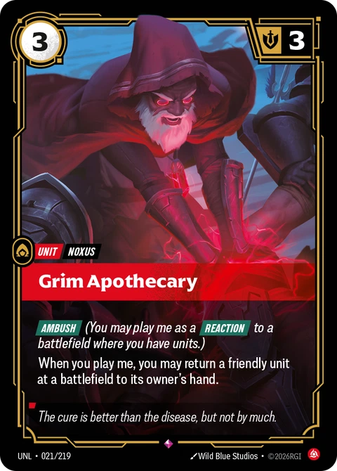 Grim Apothecary - Riftbound card