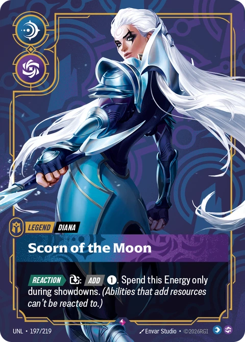 Diana, Scorn of the Moon - Riftbound card