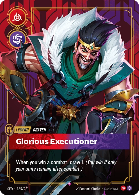 Draven, Glorious Executioner - Riftbound card