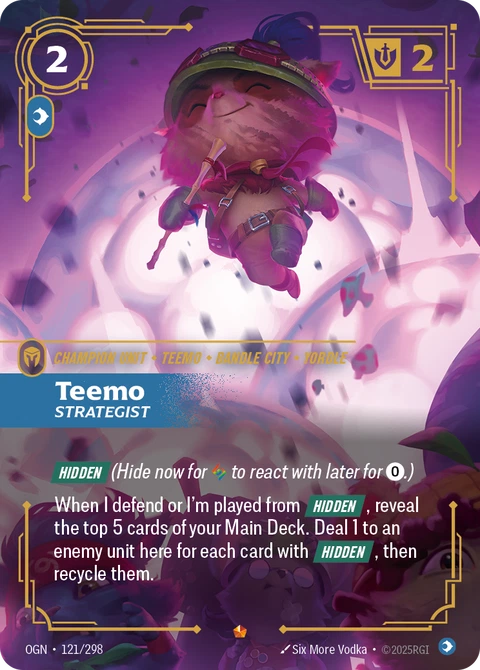 Teemo, Strategist - Riftbound card