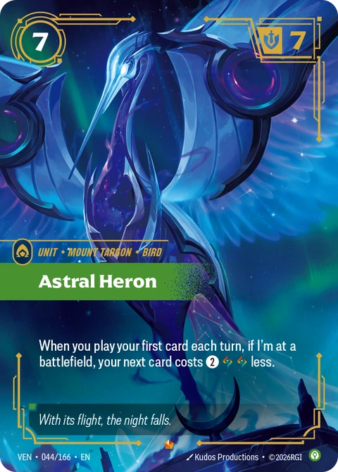 Astral Heron - Riftbound card