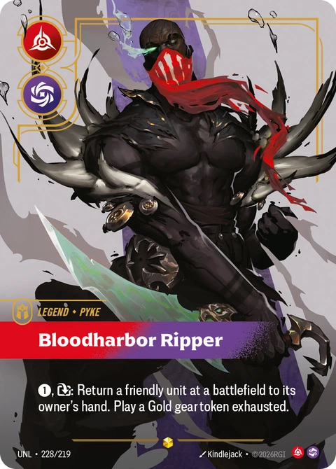 Pyke, Bloodharbor Ripper - Riftbound card