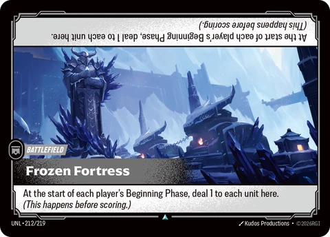 Frozen Fortress - Riftbound card