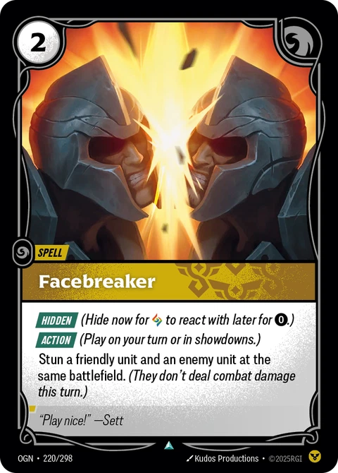 Facebreaker - Riftbound card