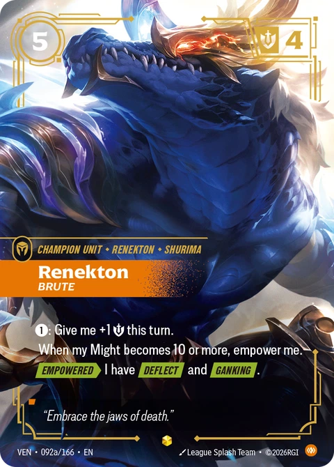 Renekton, Brute - Riftbound card