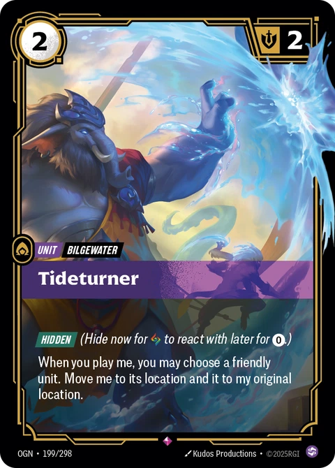Tideturner - Riftbound card