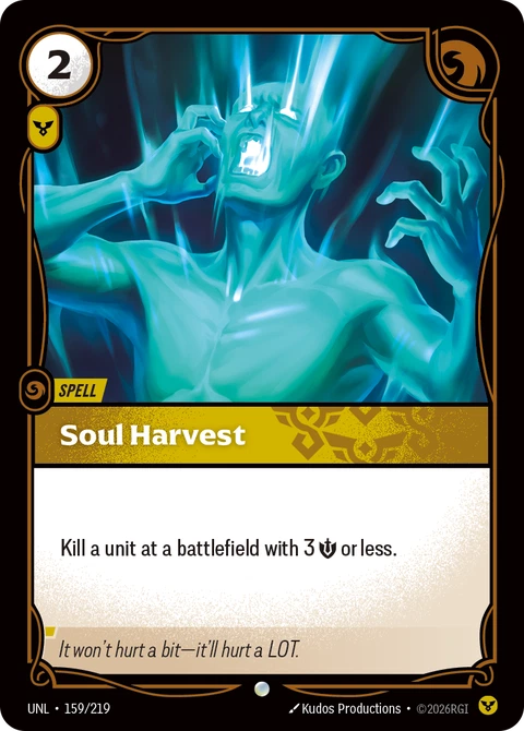 Soul Harvest - Riftbound card