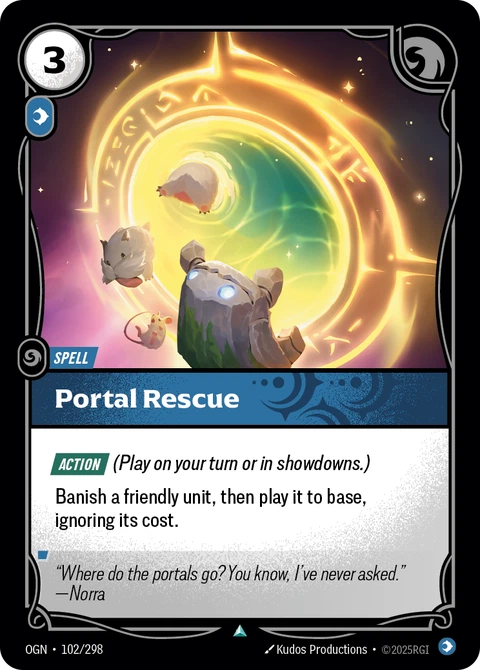 Portal Rescue - Riftbound card