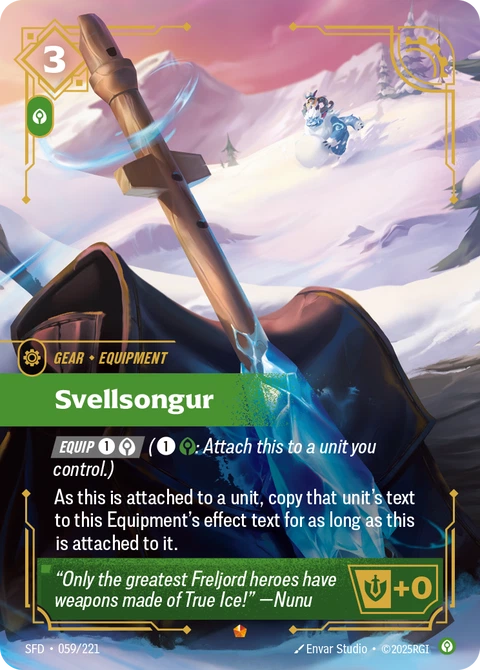 Svellsongur - Riftbound card