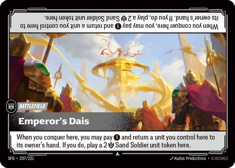 Emperor's Dais - Riftbound card