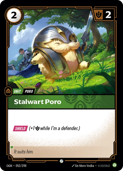 Stalwart Poro - Riftbound card