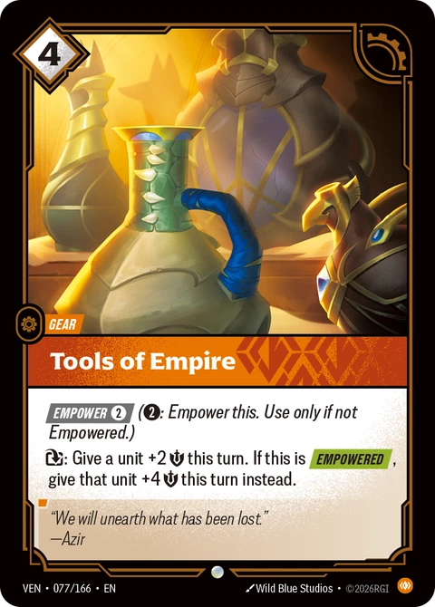 Tools of Empire - Riftbound card