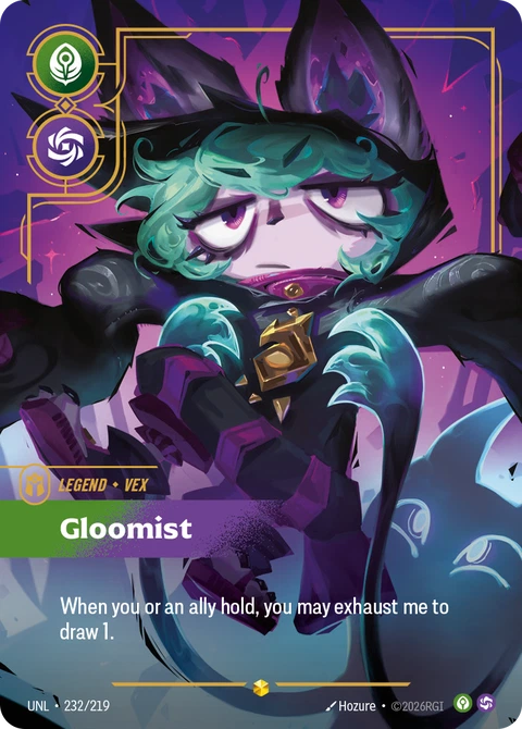 Vex, Gloomist - Riftbound card