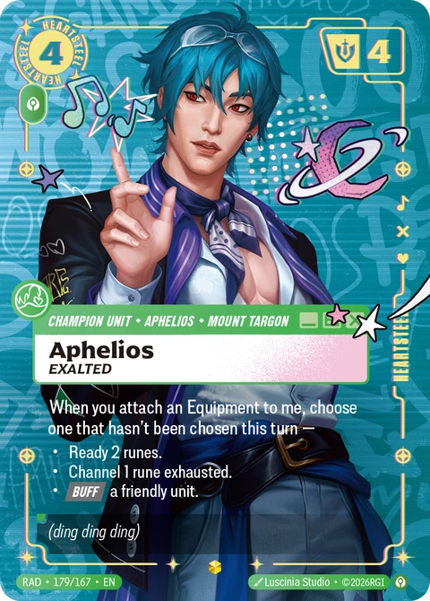 Aphelios, Exalted - Riftbound card