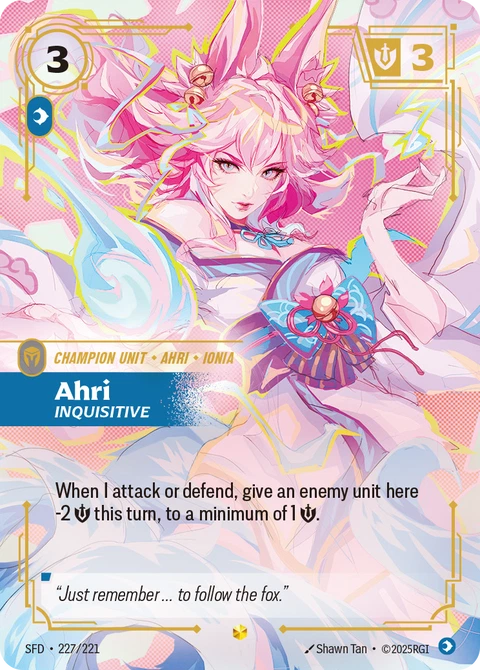 Ahri, Inquisitive - Riftbound card