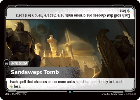 Sandswept Tomb - Riftbound card